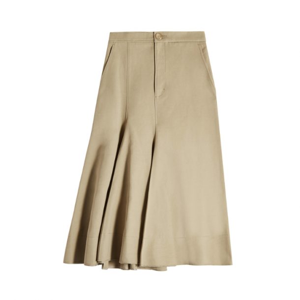 Meghan Markle's tan skirt by Joseph