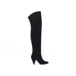 Meghan Markle wore the black suede Kurt Geiger Violet Over the Knee Boots