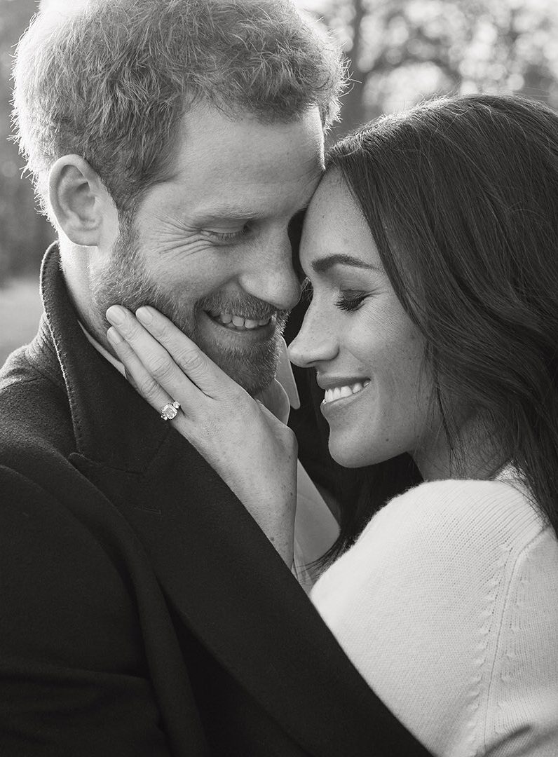 Meghan Markle and Prince Harrys engagement photo