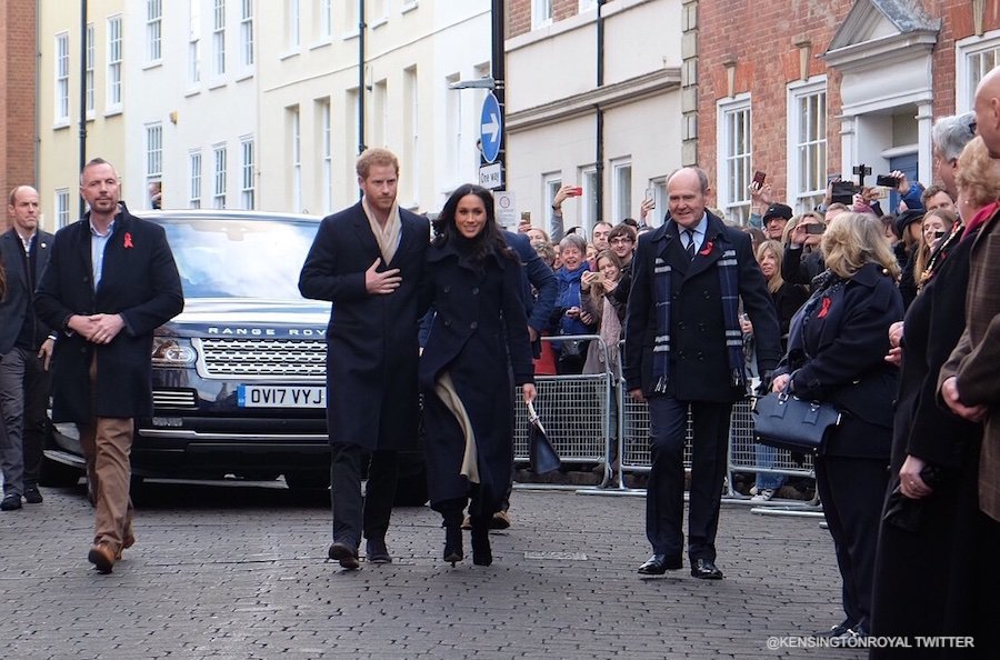 Meghan Markle and Prince Harry in Nottingham