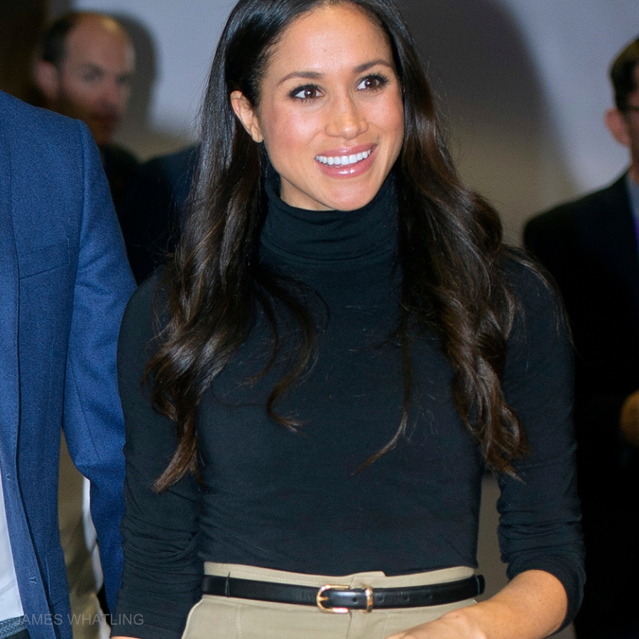 Meghan markle 2025 black turtleneck