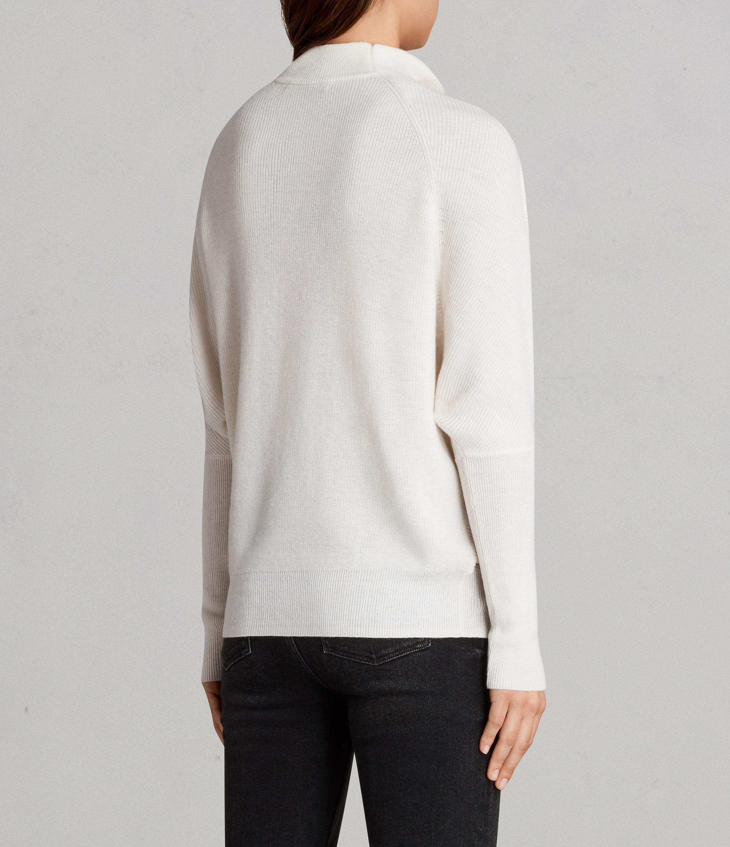 all saints white sweater