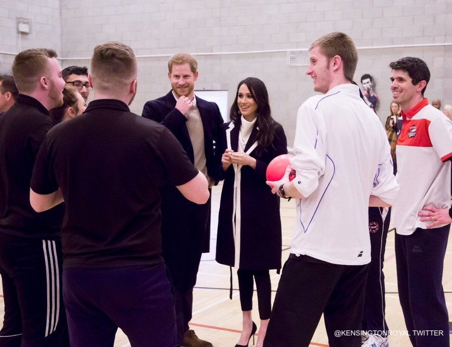 Harry and Meghan visit Coach Core in Birmingham