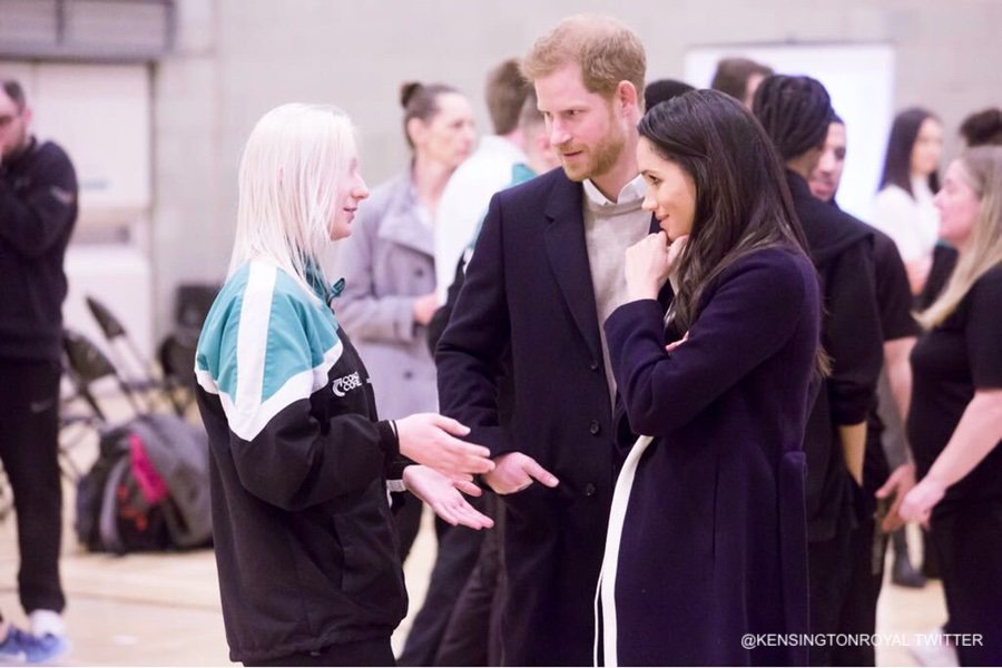 Meghan and Harry visit Coach Core in Birmingham