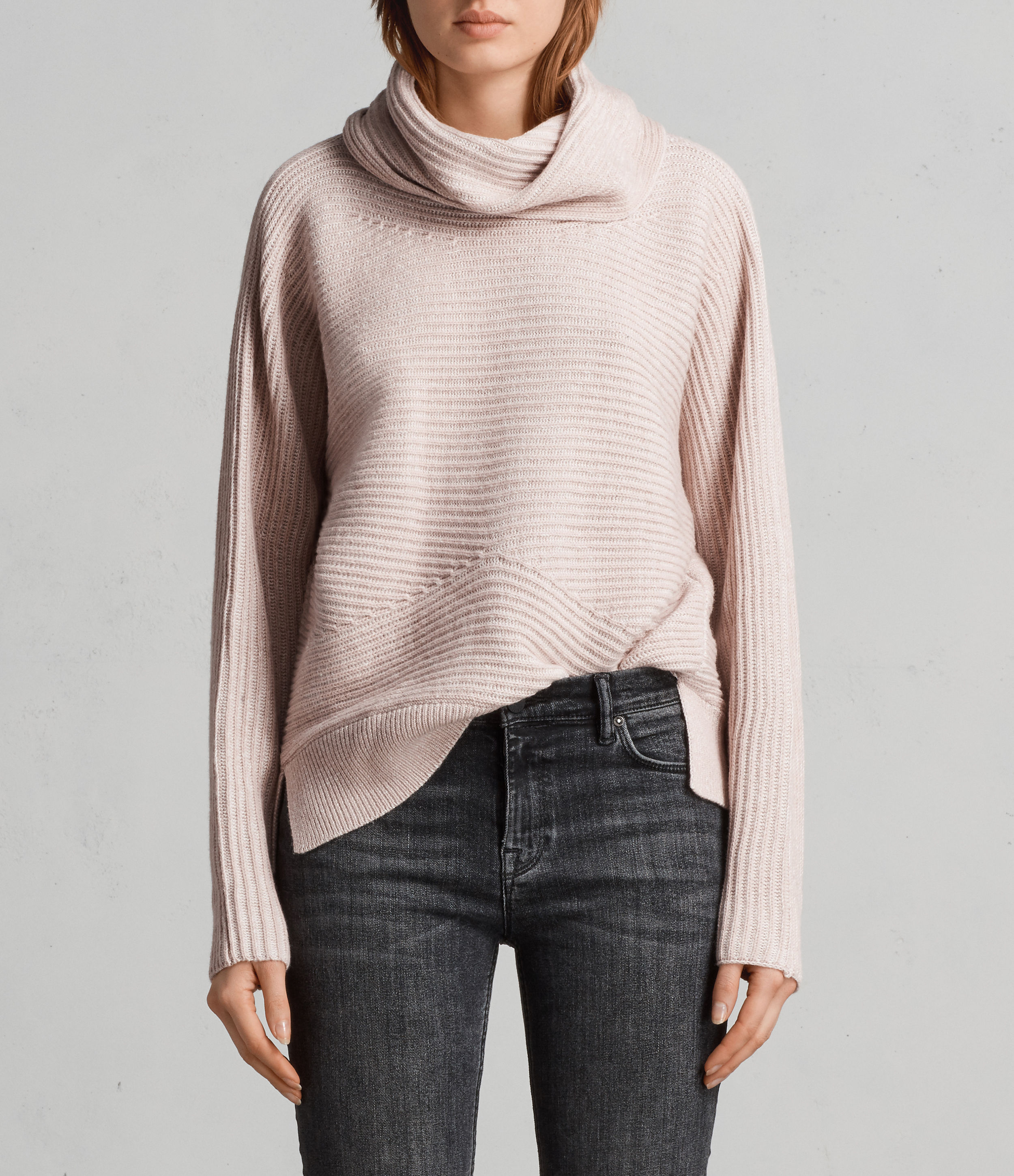 All Saints Mesa Sweater in pink