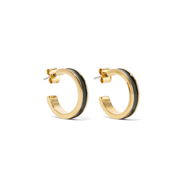 Isabel Marant Enamel Hoop Earrings