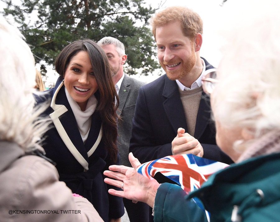 Meghan Markle and Prince Harry in Birmingham