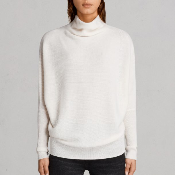 Meghan Markle s AllSaints Ridley Jumper Cream Rollneck Sweater