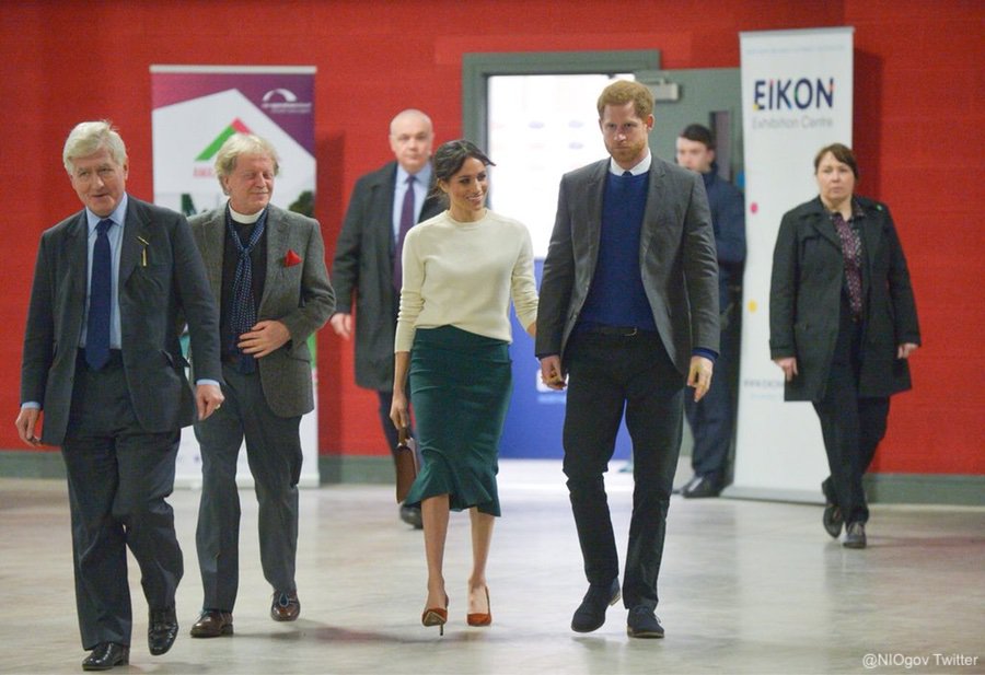 Meghan and Harry visit "Amazing the Space"