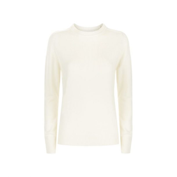 Victoria Beckham Cream Cashmere Sweater