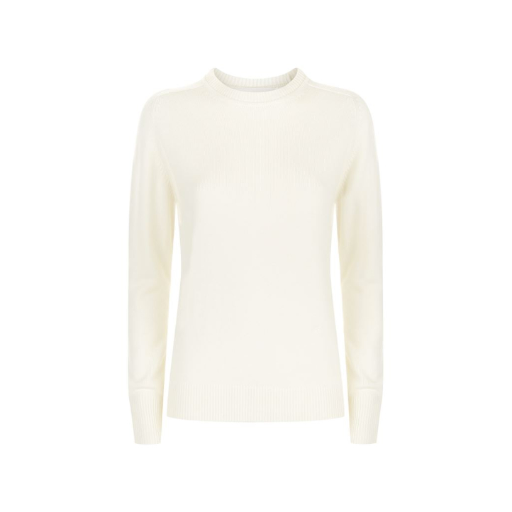 Victoria Beckham Cream Cashmere Sweater