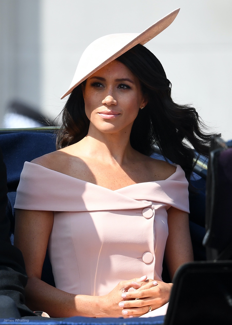 Meghan Markle at the 2018 Trooping the colour ceremony